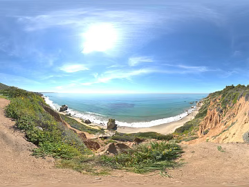 Wild Seaside Mountains and Rivers during the Day HDR texture (ID:ffabg66231)