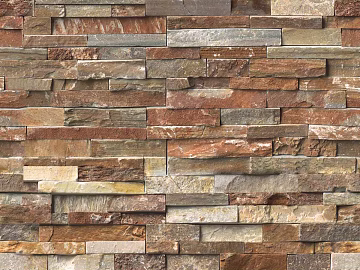 Culture Stone Deep Curry Culture Stone Wall Seamless texture (ID:ffabg69142)