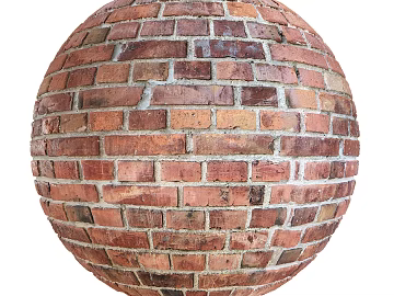 Brick wall PBR texture (ID:ffach235714)