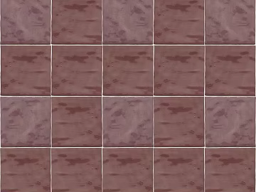 Red-brown square antique brick 3d model