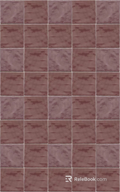 Red-brown square antique brick texture