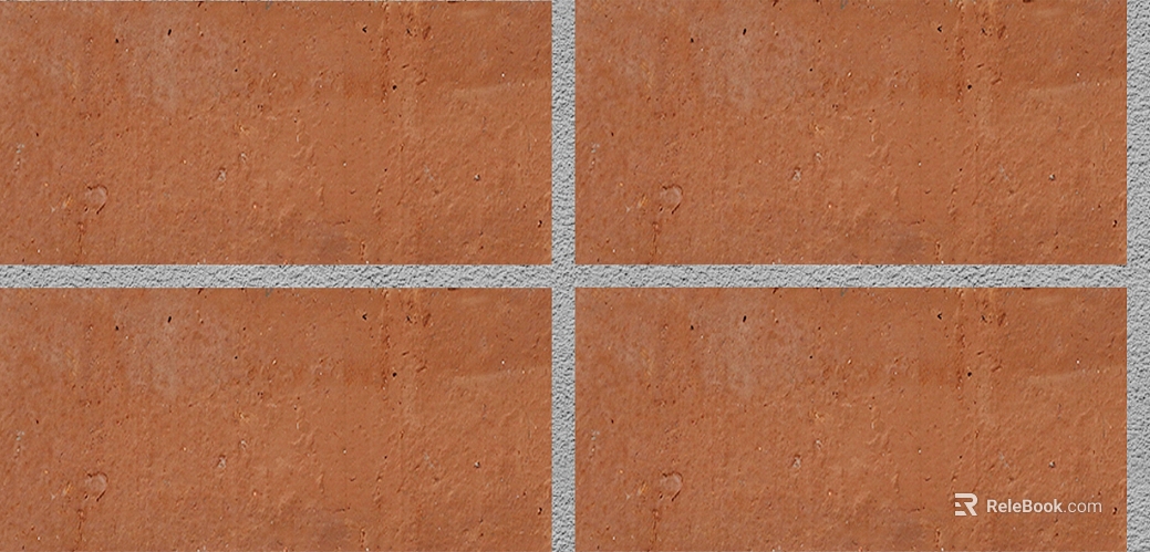 Red-brown brick wall, interior and exterior wall tiles texture