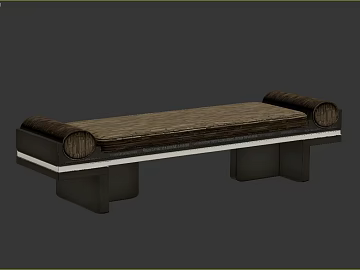 New Chinese-style dark wood carved bench texture (ID:ffaeh293711)