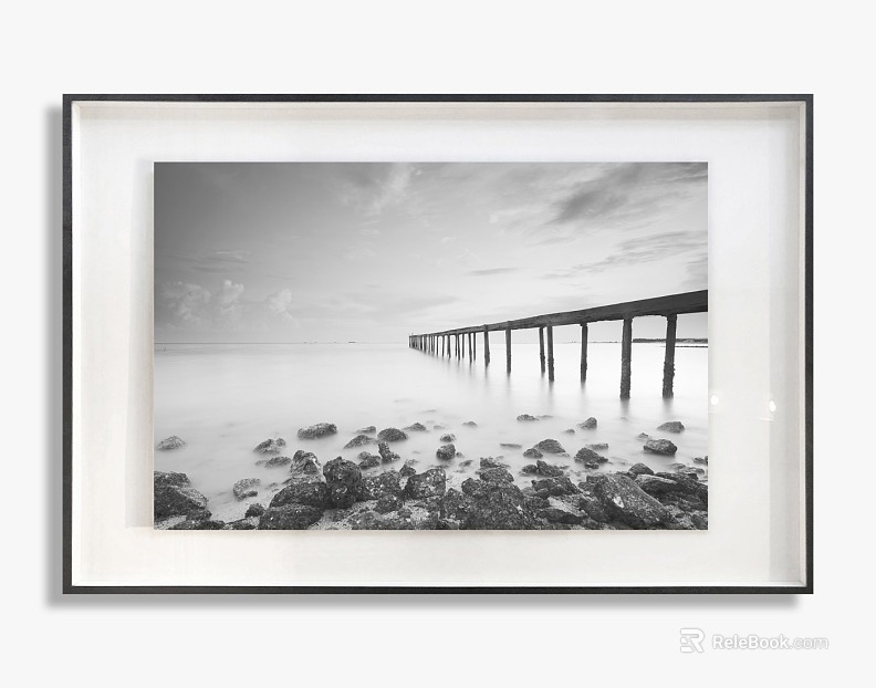 black and white painting texture