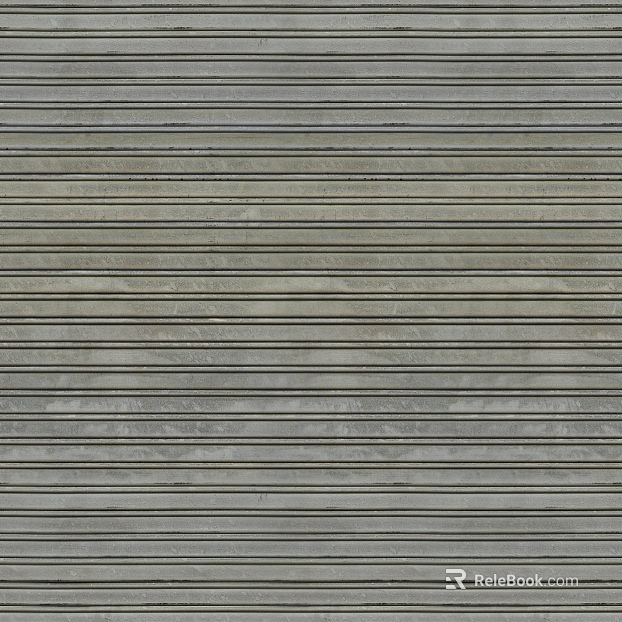 Rolling shutter door texture