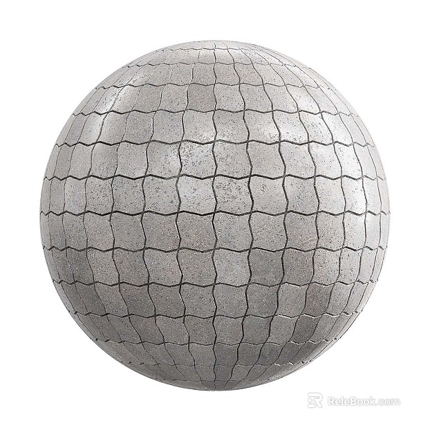 Sidewalk PBR texture