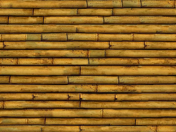 Yellow old bamboo pole bamboo fence texture (ID:ffach433184)