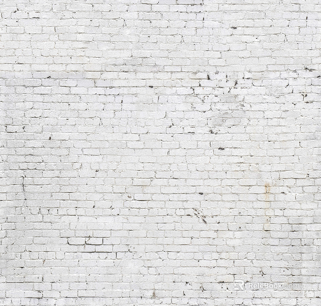 White brick wall texture