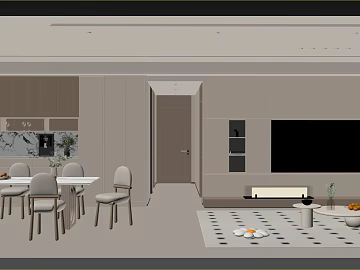 Modern light luxury restaurant space texture (ID:ffaeh982136)