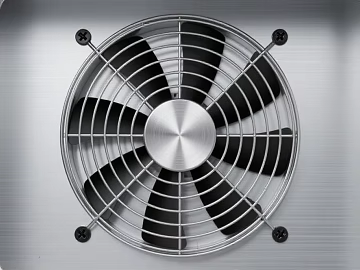 Bushed silver metal exhaust fan grille texture (ID:ffaeh774276)