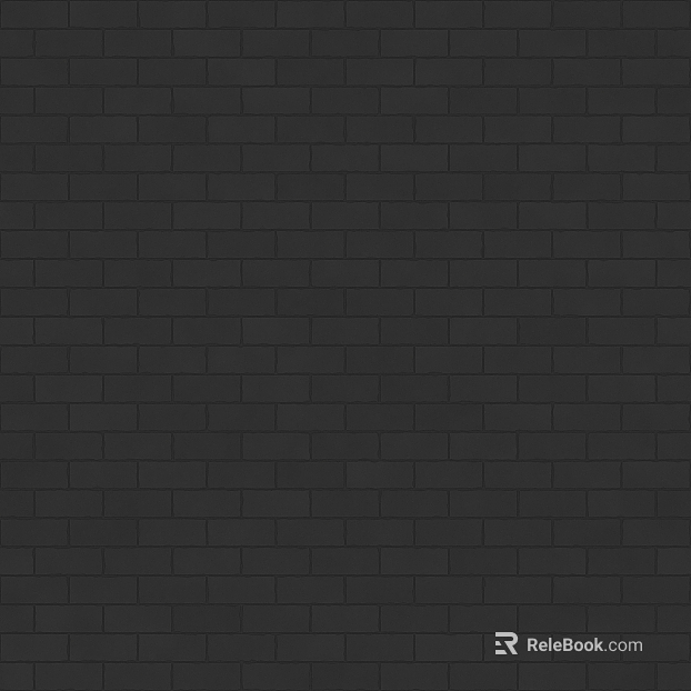 Wall tile black and white bump texture