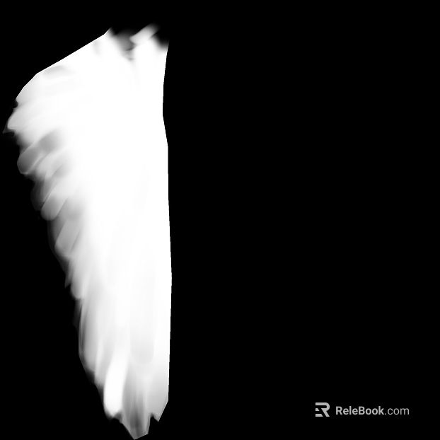 Black and white smoke special effects decoration material texture