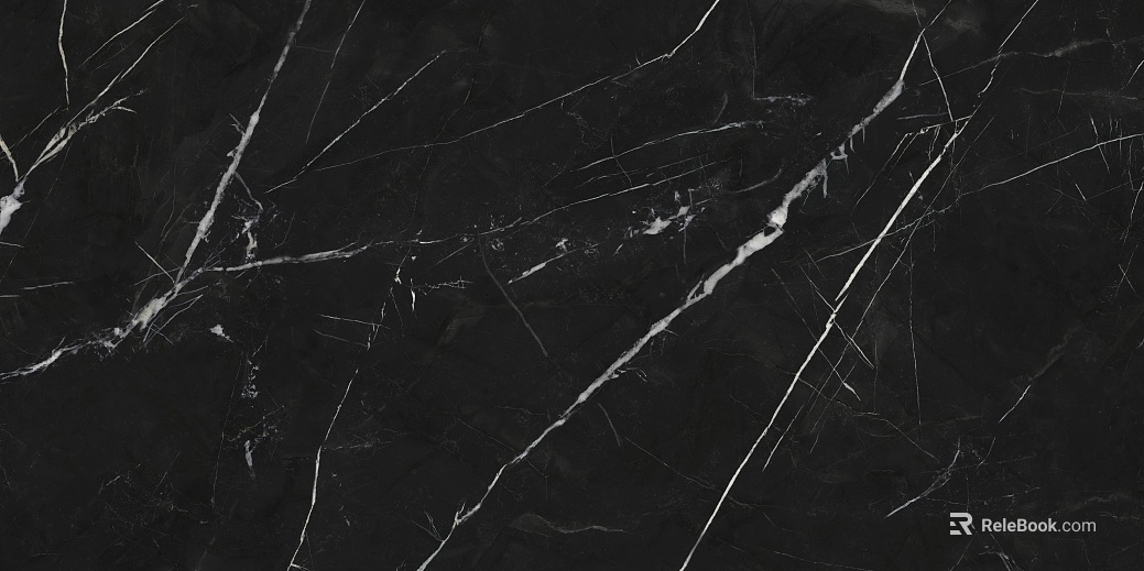 Black black and white root rock plate with mesh pattern marble texture