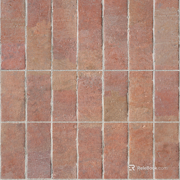Brick wall flush seam red brick seamless texture