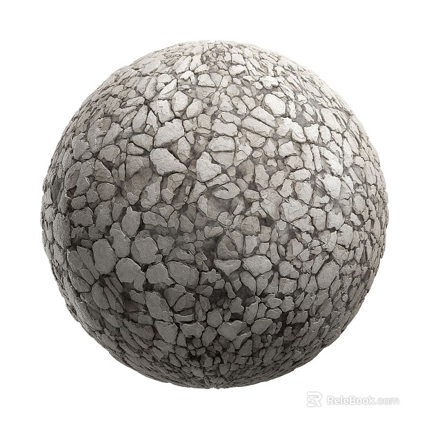 Gravel PBR texture