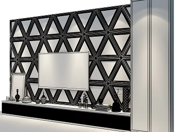 Black and white geometric line background wall texture (ID:ffaeh601064)