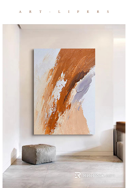 three-dimensional physical painting texture