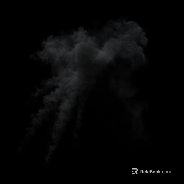 Dark gray smoke effect footage texture