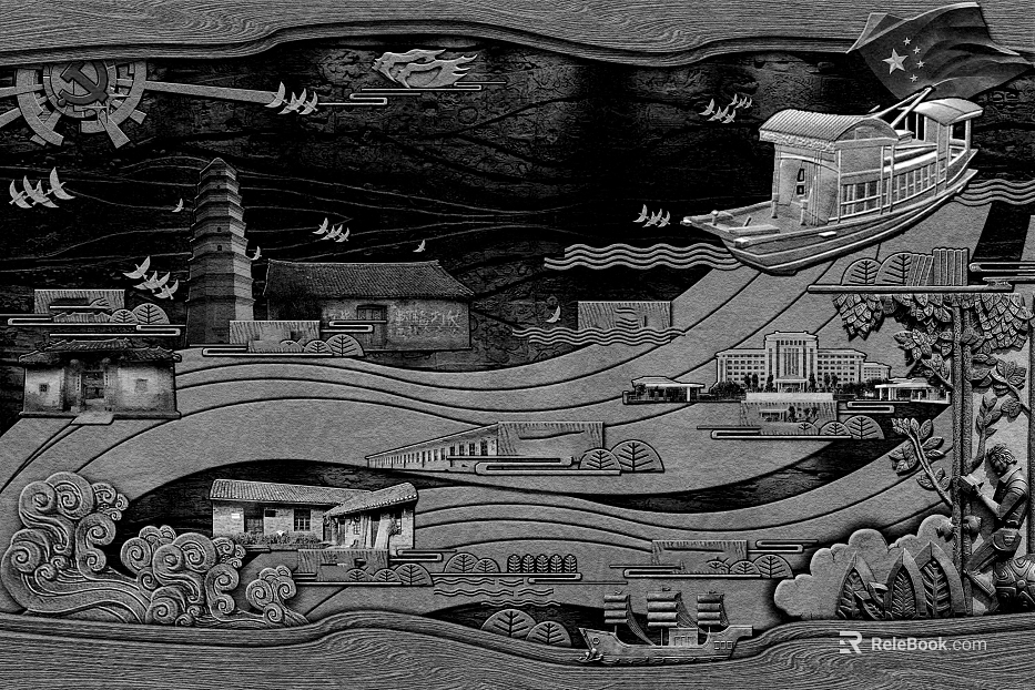 black and white painting texture