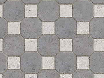 Stone mosaic floor tile street stone paving pavement sidewalk road ground texture (ID:ffach382573)