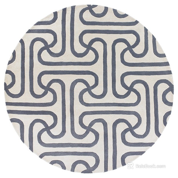 Round carpet texture