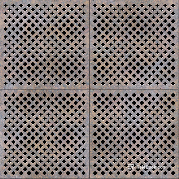 Perforated plate texture