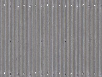 Dark gray old corrugated metal factory exterior wall texture (ID:ffaeh090339)