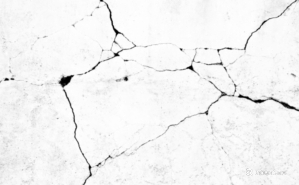 White Cracked Cement Wall Map texture