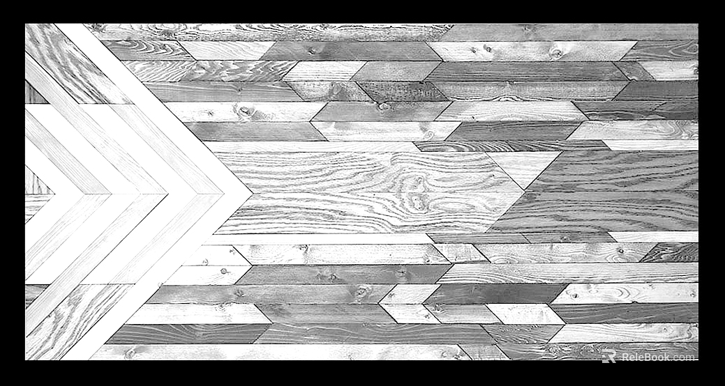black and white wood parquet texture