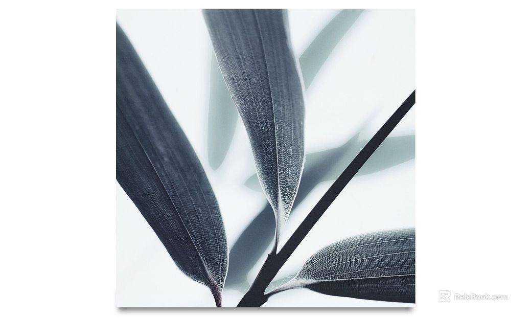 Plant painting texture