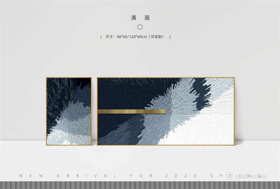 three-dimensional physical painting texture