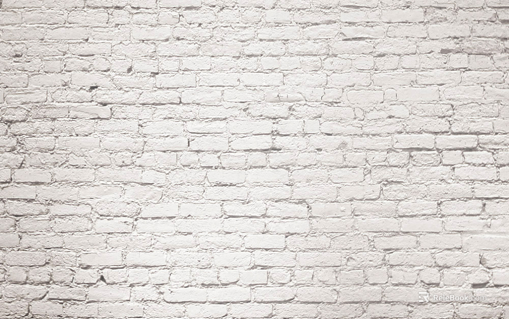 Brick wall white strip brick finish white seam texture