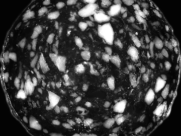 Black and white terrazzo kitchen floor 3d model
