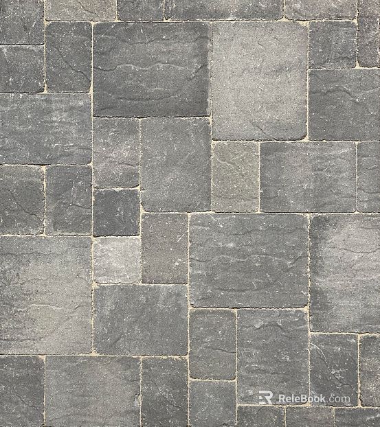 Green gray slate courtyard paving brick texture