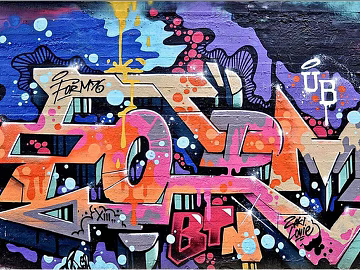 Wall painting graffiti texture (ID:ffaeg36094)