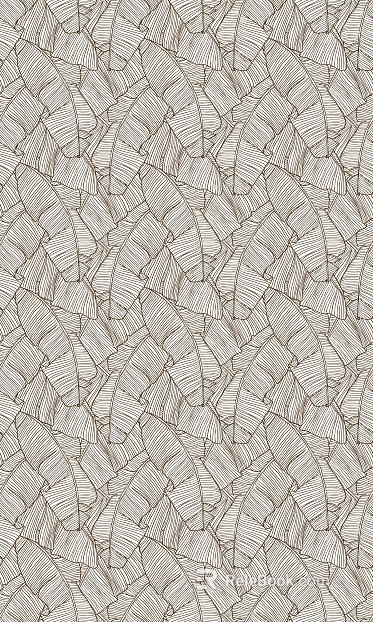 Light Brown Line Banana Leaf Wallpaper Wall Decoration texture