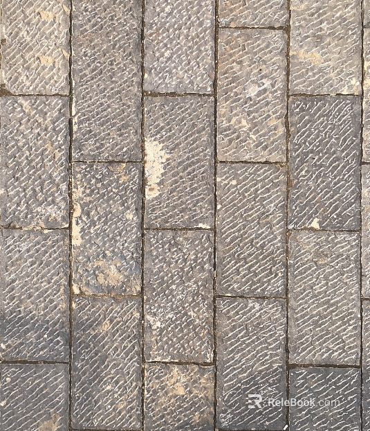 Permeable paver tiles texture
