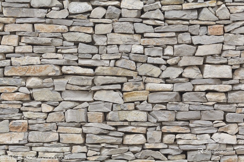 Culture stone brick wall white yellow ash texture