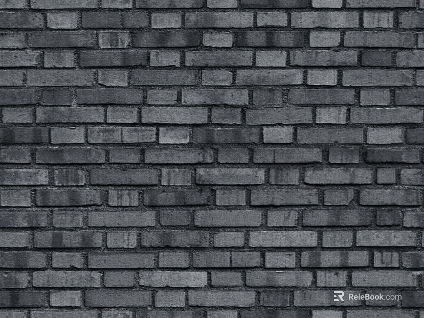 Brick wall dirty old wall brick black and white texture
