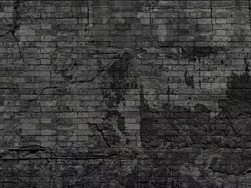 Dark gray dilapidated brick wall exterior wall finish texture (ID:ffaeh652076)
