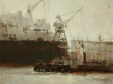 Oil painting 3d model