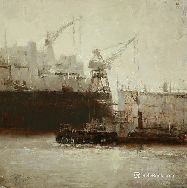 Oil painting texture