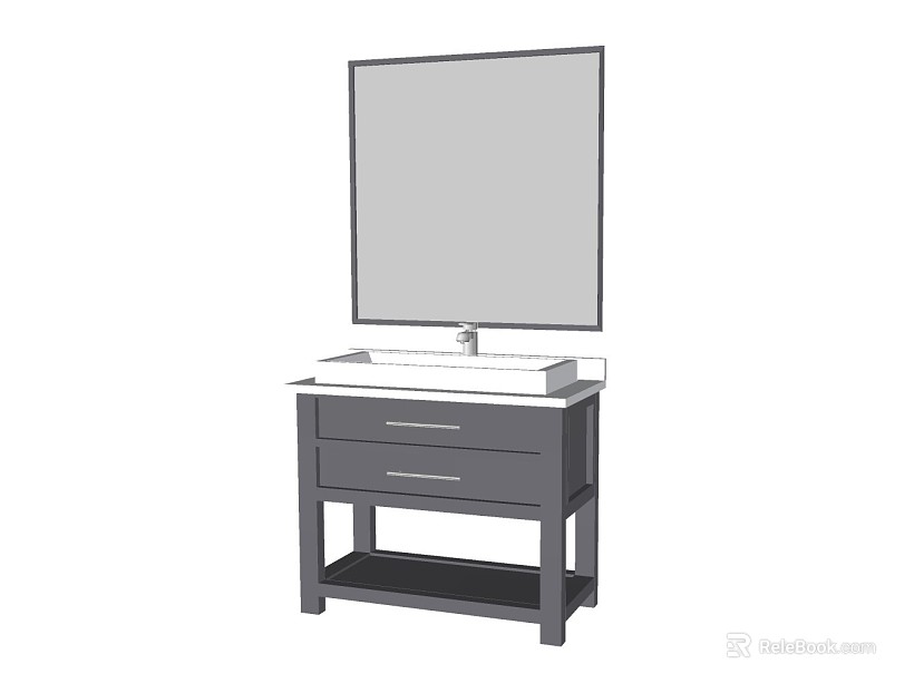 Grey Solid Wood Bathroom Cabinet for Toilet texture