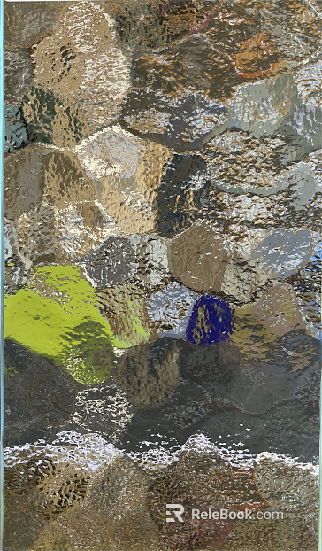 water corrugated metal texture