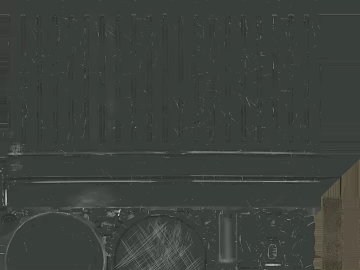 Dark gray old metal equipment panel 3d model