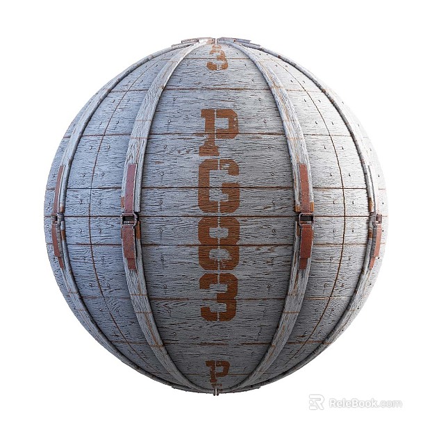 Wooden case PBR texture