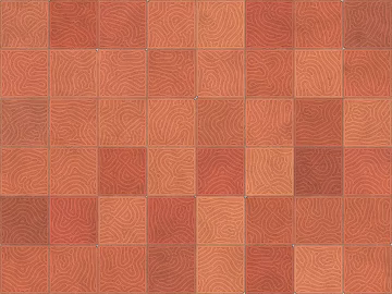 Red-brown art brick indoor floor texture (ID:ffaeh972136)