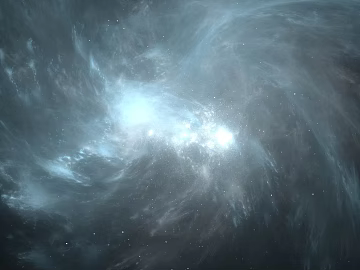 Universe Starry Cyan Nebula HDR texture (ID:ffabg69003)