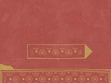 Vermilion Retro Pattern Cloth Soft Fabric texture (ID:ffaeh267426)