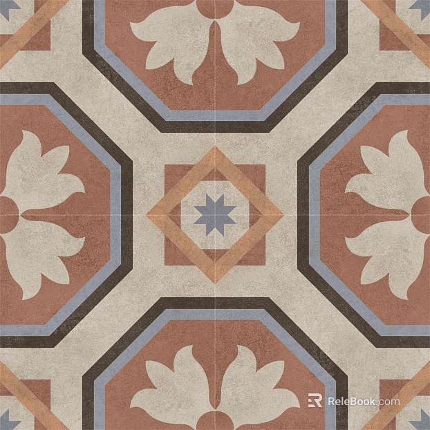 Vintage color mosaic tiles texture